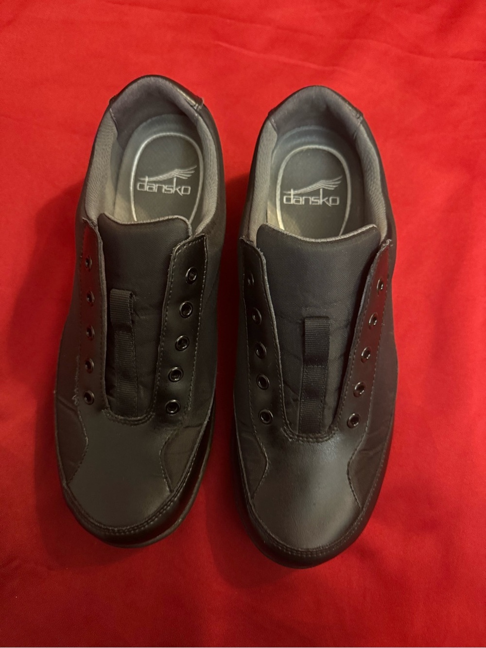 Dansko Men's Slip-On Loafers in Dark Brown and Gray